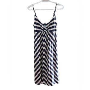 Striped Navy and White Women's Dress